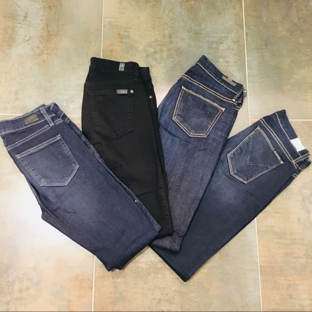 4 Designer Jeans — Hudson, Paige, 7FAM, Citizens